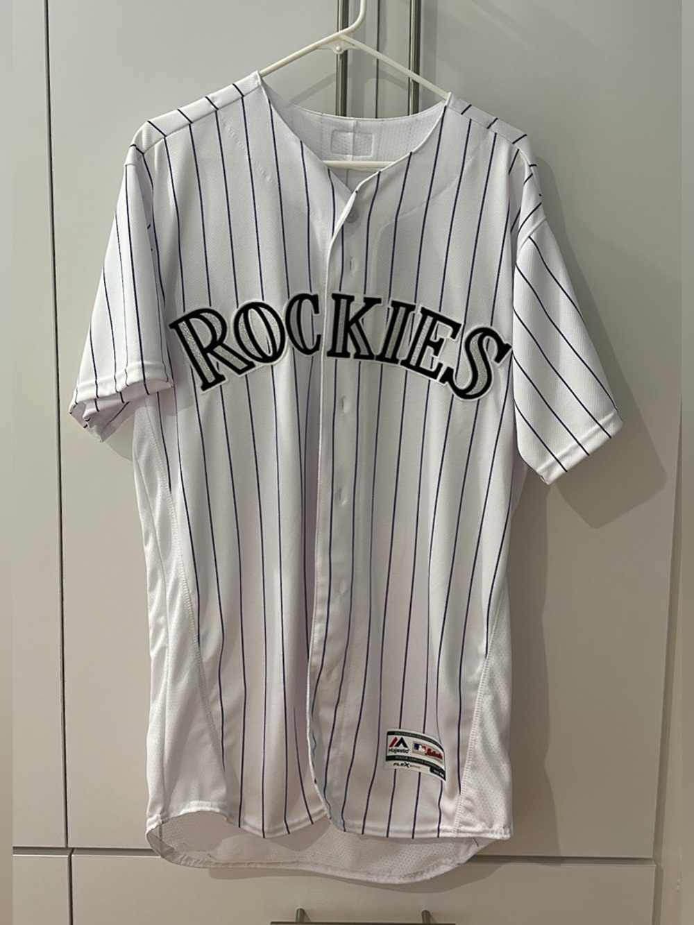 New Majestic Colorado Rockies Jersey with Autographed Charlie Blackmon #19